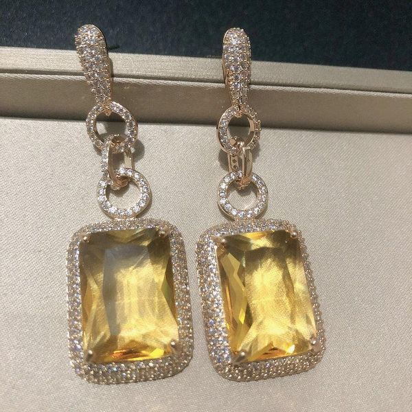 dangle & chandelier bilincolor fashion big yellow cubic zirconia long luxury earrings for women, Silver
dangle & chandelier bilincolor fashion big yellow cubic zirconia long luxury earrings for women, Silver