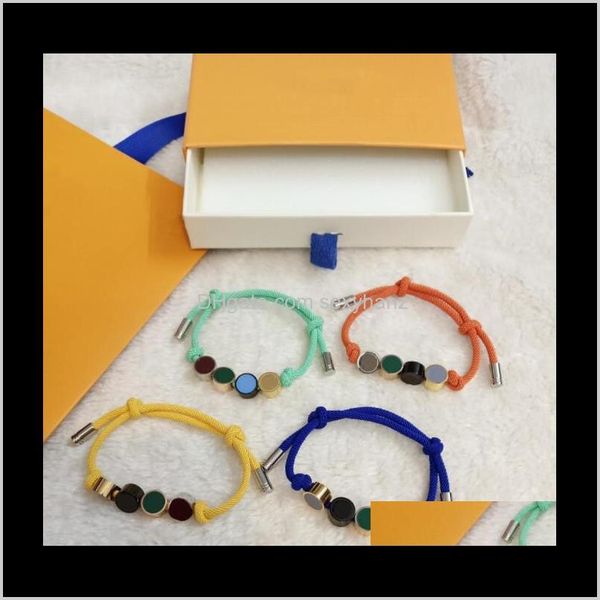 charm drop delivery 2021 bracelets for man women adjustable bracelet fashion jewelry 4 colors optional 385lp, Golden;silver
charm drop delivery 2021 bracelets for man women adjustable bracelet fashion jewelry 4 colors optional 385lp, Golden;silver