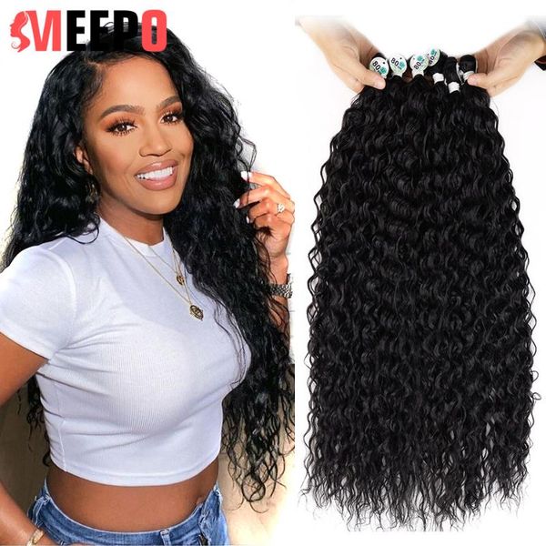 meepo water wave curly hair bundles synthetic weave 9 bundles/pack color 1# black high temperature heat resistant fiber human ponytails
meepo water wave curly hair bundles synthetic weave 9 bundles/pack color 1# black high temperature heat resistant fiber human ponytails