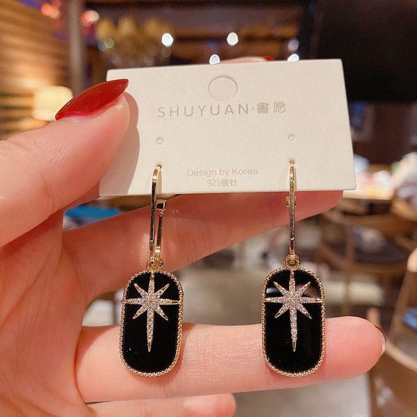 dangle & chandelier vintage octagonal star earrings korean style temperament versatile lightweight luxury trend women's, Silver
dangle & chandelier vintage octagonal star earrings korean style temperament versatile lightweight luxury trend women's, Silver