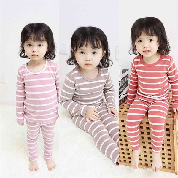 girls boys clothing sets spring autumn sleeping suits striped long sleeve shirt pants 2pcs kids clothes children suit, White
girls boys clothing sets spring autumn sleeping suits striped long sleeve shirt pants 2pcs kids clothes children suit, White