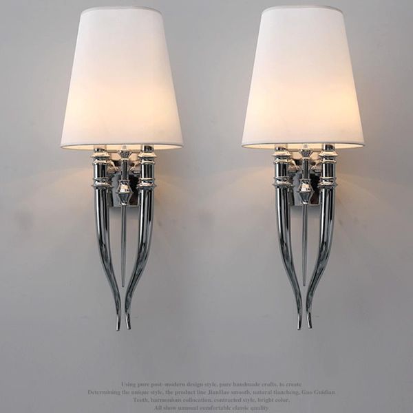 wall lamp fabric lampshade creative modern simple background bedroom bedside el double head corner
wall lamp fabric lampshade creative modern simple background bedroom bedside el double head corner