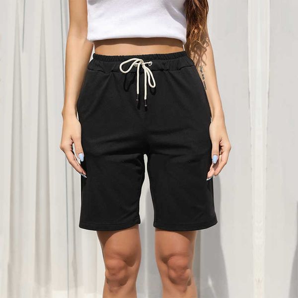 summer sweat shorts women solid color high waist elastic drawstring ladies casual streetwear straight sports shorts fashion 210608, White;black
summer sweat shorts women solid color high waist elastic drawstring ladies casual streetwear straight sports shorts fashion 210608, White;black