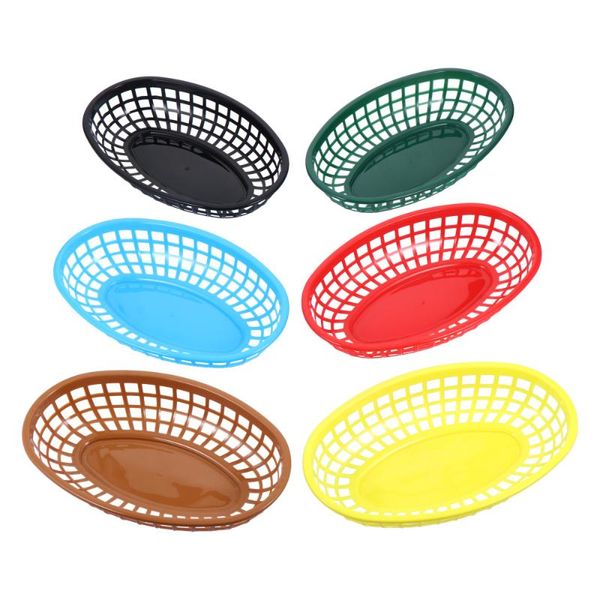 6pcs fruit tray sitting room ktv dessert chip burger basket (as shown) storage baskets
6pcs fruit tray sitting room ktv dessert chip burger basket (as shown) storage baskets