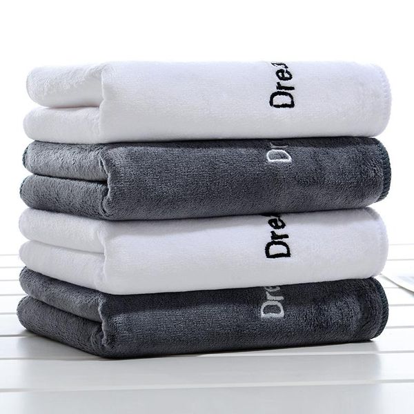 towel outdoor fashion black sports gym sweat-absorbent long sweat microfiber white bd37a