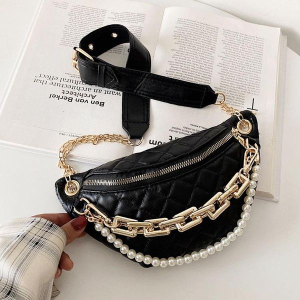 women waist bag casual chain shoulder chest 2021 banana belt pu leather fanny packs zipper purse bags
women waist bag casual chain shoulder chest 2021 banana belt pu leather fanny packs zipper purse bags