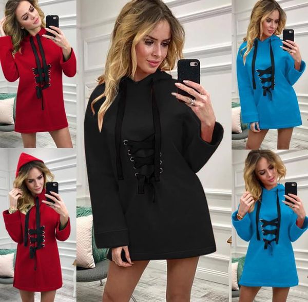 women's hoodies & sweatshirts winter autumn long sleeve loose lace up sweatshirt pullover casual women cl 76rx, Black
women's hoodies & sweatshirts winter autumn long sleeve loose lace up sweatshirt pullover casual women cl 76rx, Black