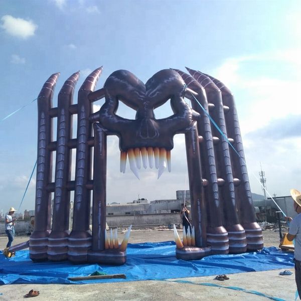 attractive inflatable entrance archway with skeleton teeth, good price outdoor arch for halloween decoration
attractive inflatable entrance archway with skeleton teeth, good price outdoor arch for halloween decoration