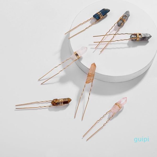 fashion women hair ornaments natural genuine quartz stone jeweled hairpin simple hair sticks, Golden;silver
fashion women hair ornaments natural genuine quartz stone jeweled hairpin simple hair sticks, Golden;silver