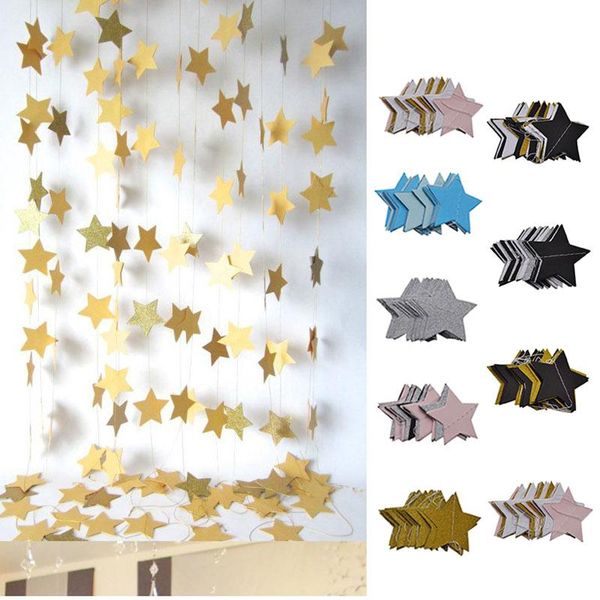 party decoration 4 meters paper garland star shape string banners colorful hanging bunting birthday wedding home diy
party decoration 4 meters paper garland star shape string banners colorful hanging bunting birthday wedding home diy