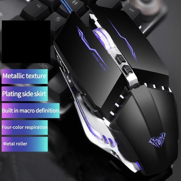 mice s30 6-key gaming optical mouse usb interface computer eating chicken ratón para juegos de oficina
mice s30 6-key gaming optical mouse usb interface computer eating chicken ratón para juegos de oficina