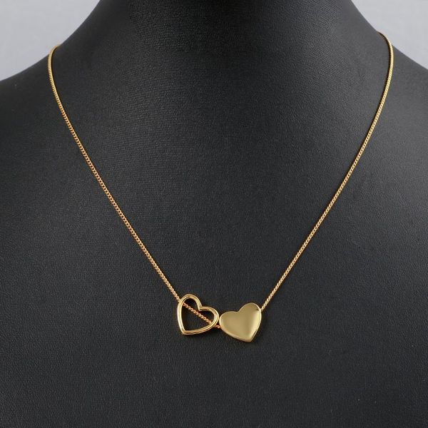 pendant necklaces european and american style heart-to-heart necklace hollow love double heart clavicle chain niche light luxury gift female, Silver
pendant necklaces european and american style heart-to-heart necklace hollow love double heart clavicle chain niche light luxury gift female, Silver