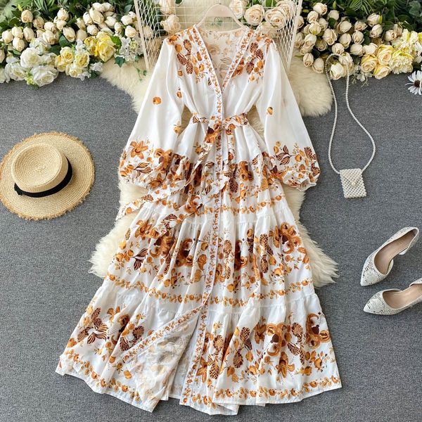 casual dresses autumn women blending floral-printed v-neck slim sashes long ladies fashion holiday flower mid-calf hywu, Black;gray
casual dresses autumn women blending floral-printed v-neck slim sashes long ladies fashion holiday flower mid-calf hywu, Black;gray