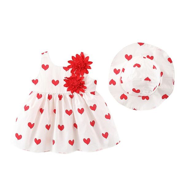 toddler baby kids girls sleeveless flower print princess dress+hat set outfit clothing roupa infantil girl's dresses, Red;yellow
toddler baby kids girls sleeveless flower print princess dress+hat set outfit clothing roupa infantil girl's dresses, Red;yellow