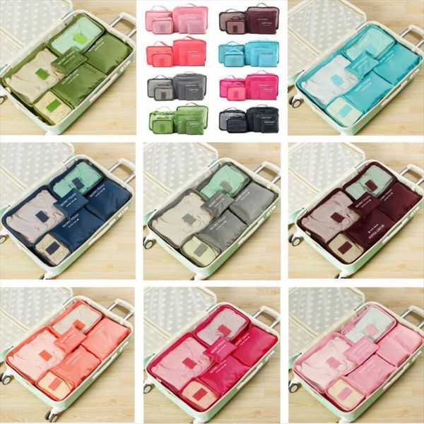 6pcs waterproof travel storage clothes cosmetic bags packing cube luggage organizer sets nylon home pouch portable
6pcs waterproof travel storage clothes cosmetic bags packing cube luggage organizer sets nylon home pouch portable