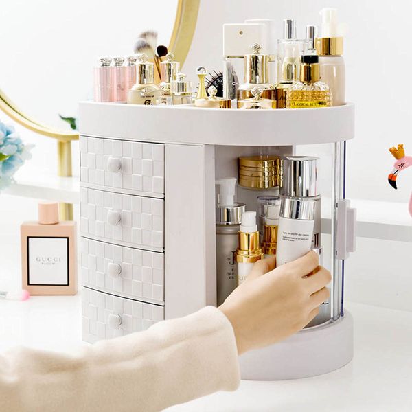 dressing table 4 drawer makeup holder storage box transparent rotation window lipstick organizer for cosmetic brush jewelry
dressing table 4 drawer makeup holder storage box transparent rotation window lipstick organizer for cosmetic brush jewelry