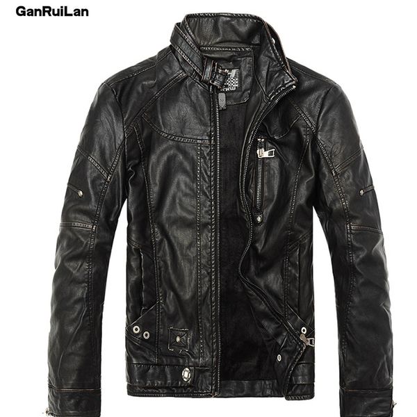 brand pu faux casual man jackets men leather jacket male coats winter warm wool hombre veste motorcycle outerwear b0269 210518, Black
brand pu faux casual man jackets men leather jacket male coats winter warm wool hombre veste motorcycle outerwear b0269 210518, Black