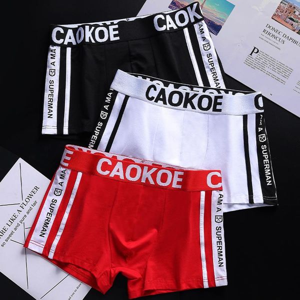 underpants men's mid-waist comfortable flat-angled panties personality fashion youth breathable four-corner pants, Black;white
underpants men's mid-waist comfortable flat-angled panties personality fashion youth breathable four-corner pants, Black;white