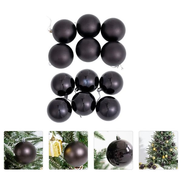 party decoration 12pcs black xmas tree hanging ornaments stylish balls pendants supplies
party decoration 12pcs black xmas tree hanging ornaments stylish balls pendants supplies
