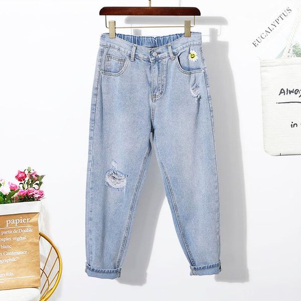 women's jeans cocoepps 4xl 5xl summer plus size hole harem jean high waist casual big embroidered nine women large loose, Blue
women's jeans cocoepps 4xl 5xl summer plus size hole harem jean high waist casual big embroidered nine women large loose, Blue