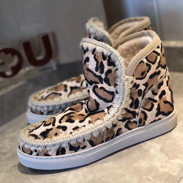 high-quality snow boots womens shoes winter new style leopard-print sheepskin short half flat bottom casual ski special size 35-41 horsehair, Black
high-quality snow boots womens shoes winter new style leopard-print sheepskin short half flat bottom casual ski special size 35-41 horsehair, Black