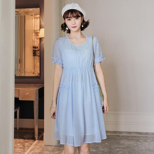 crew neck pregnant women dress 2021 summer mid-length fashion outer wear freaky high-waisted pregnancy whol maternity dresses, White
crew neck pregnant women dress 2021 summer mid-length fashion outer wear freaky high-waisted pregnancy whol maternity dresses, White