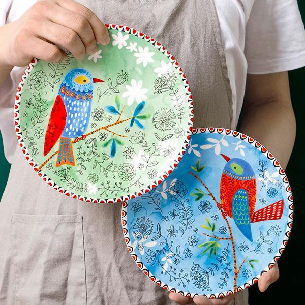 dishes & plates uccelli dipinti principale piatto piatto, grande per il cibo occidentale di ceramica da tavola la cena piatti
dishes & plates uccelli dipinti principale piatto piatto, grande per il cibo occidentale di ceramica da tavola la cena piatti