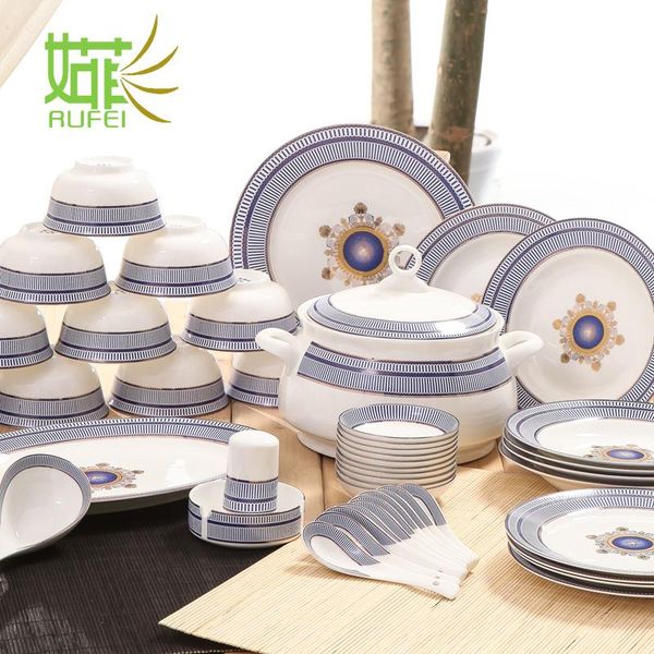 the dishes set tableware jingdezhen household porcelain korean creative chinese simple dinnerware sets
the dishes set tableware jingdezhen household porcelain korean creative chinese simple dinnerware sets