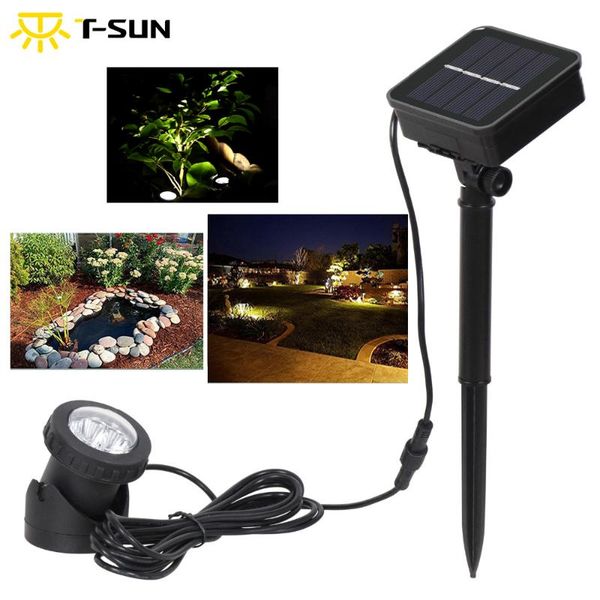 solar lamps t-sun spotlights 6 led ip68 underwater projection lights outdoor garden pond lighting for fountain and patio 
solar lamps t-sun spotlights 6 led ip68 underwater projection lights outdoor garden pond lighting for fountain and patio