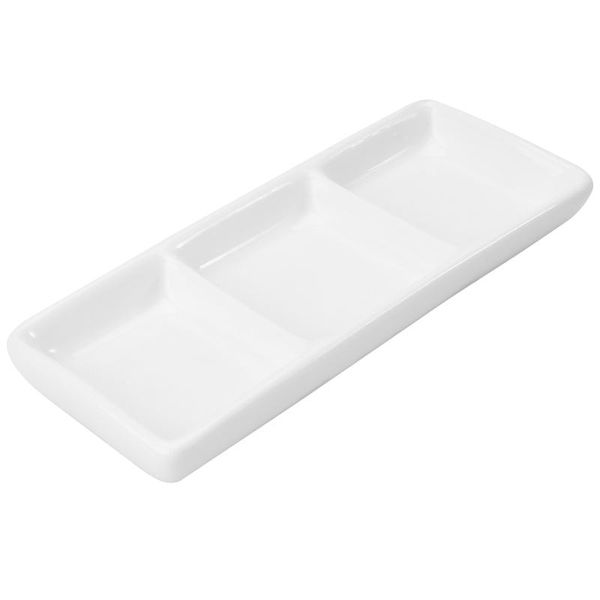 storage bottles & jars 6 inch pure white ceramic 3-compartment appetizer serving tray rectangular divided sauce dishes for spice dish soy
storage bottles & jars 6 inch pure white ceramic 3-compartment appetizer serving tray rectangular divided sauce dishes for spice dish soy