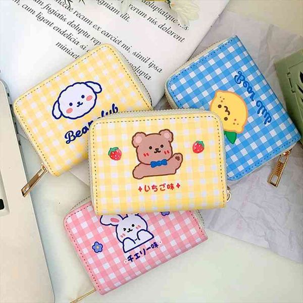 short cute wallet korean cartoon bear small mini purse clutch card cash organizer money bag, Red;black
short cute wallet korean cartoon bear small mini purse clutch card cash organizer money bag, Red;black