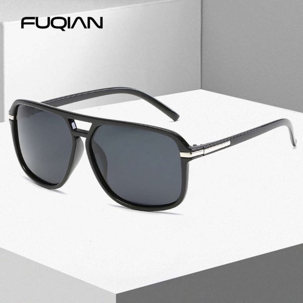 fuqian classic oversized men fashion large plastic male sunglasses vintage driving shades uv400, Black
fuqian classic oversized men fashion large plastic male sunglasses vintage driving shades uv400, Black