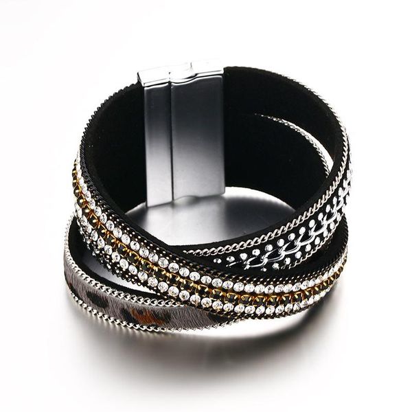 bangle 2021trendy and simple style alloy pu leather material magnet buckle european american suitable for women accessories, Black
bangle 2021trendy and simple style alloy pu leather material magnet buckle european american suitable for women accessories, Black