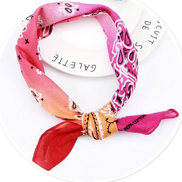 scarves rainbow gradient color double paisley floral print cotton pocket square scarf headband bandana hip-hop wristband neck tie, Blue;gray
scarves rainbow gradient color double paisley floral print cotton pocket square scarf headband bandana hip-hop wristband neck tie, Blue;gray