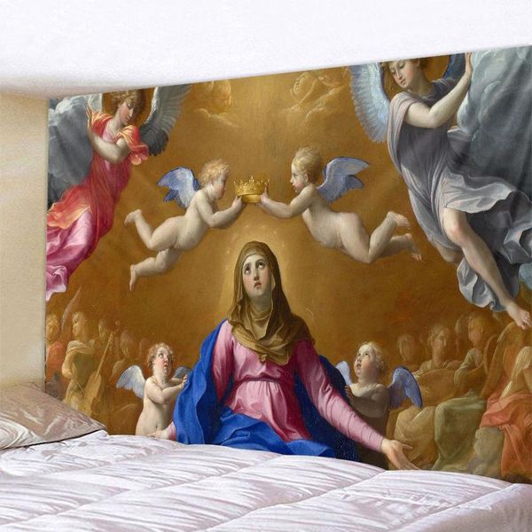 tapestries christian church mural home decoration tapestry angel scene bohemian decorative mandala sofa blanket
tapestries christian church mural home decoration tapestry angel scene bohemian decorative mandala sofa blanket