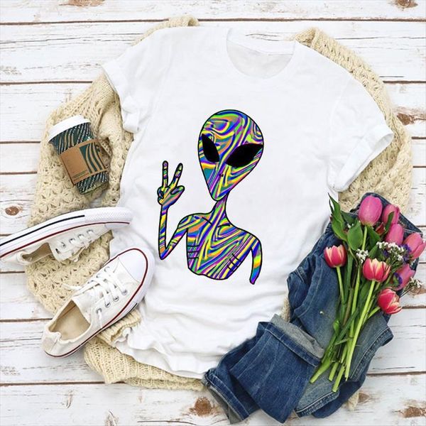 graphic cartoon camisas mujer summer women kawaii clothes womens clothing tee female, White
graphic cartoon camisas mujer summer women kawaii clothes womens clothing tee female, White