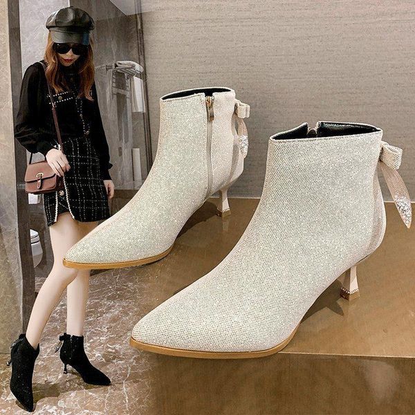 boots fashion ankle elastic sock chunky high heels square 6 cm stretch women 2021 autumn booties pointed toe, Black
boots fashion ankle elastic sock chunky high heels square 6 cm stretch women 2021 autumn booties pointed toe, Black