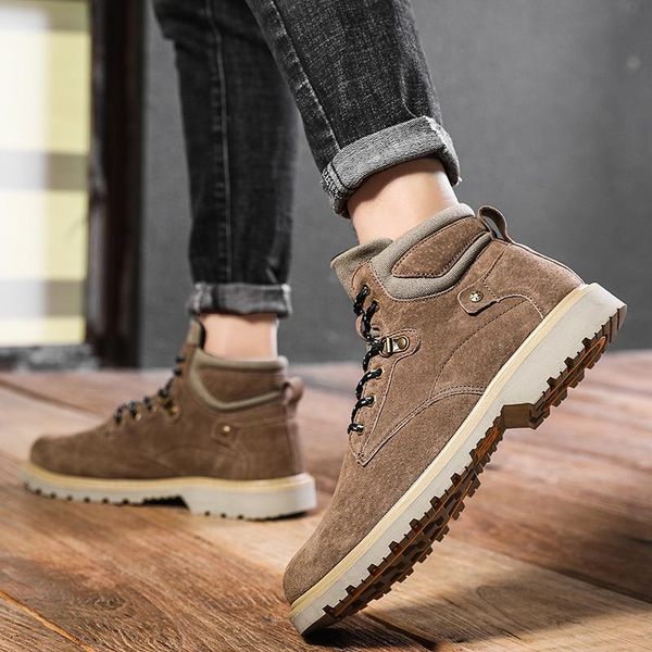 boots vintage home invierno tenis leather man uomo breathable dress mens platform brown sole fashion boot autumn casual hombre shoe, Black
boots vintage home invierno tenis leather man uomo breathable dress mens platform brown sole fashion boot autumn casual hombre shoe, Black