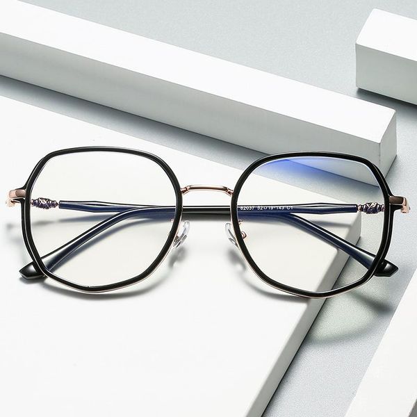 women anti blue ray glasses for computer oversized polygon tr90 frames radiation blocking big light eyeglasses ab047 fashion sunglasses, Black
women anti blue ray glasses for computer oversized polygon tr90 frames radiation blocking big light eyeglasses ab047 fashion sunglasses, Black