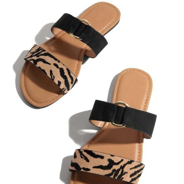 women slippers summer leopard flat sandals open toe ladies slides transparent beach flip flops zapatos de mujer, Black
women slippers summer leopard flat sandals open toe ladies slides transparent beach flip flops zapatos de mujer, Black