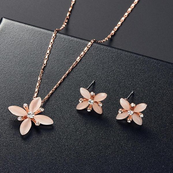 earrings & necklace fashion ladies rhinestone flower pendant ear studs jewelry set drop, Silver
earrings & necklace fashion ladies rhinestone flower pendant ear studs jewelry set drop, Silver
