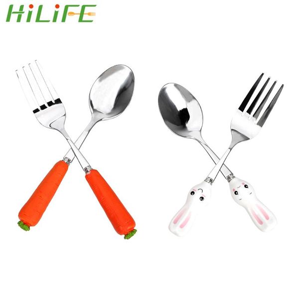 stainless steel baby kids feeding tools spoon fork cute cartoon carrot children dinnerware set safety spoons
stainless steel baby kids feeding tools spoon fork cute cartoon carrot children dinnerware set safety spoons