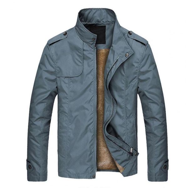 men's trench coats solid color two pockets men coat warm plush lining stand collar jacket for autumn winter, Tan;black
men's trench coats solid color two pockets men coat warm plush lining stand collar jacket for autumn winter, Tan;black