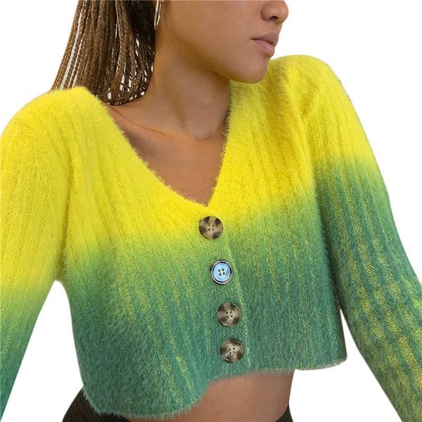 women's knits & tees women button down cardigan sweaters fall spring coat fuzzy long sleeve gradient print v-neck loose rib knit crop, White
women's knits & tees women button down cardigan sweaters fall spring coat fuzzy long sleeve gradient print v-neck loose rib knit crop, White