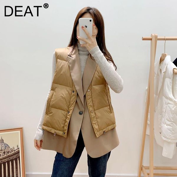 women's vests deat women notched neck patchwork cotton coat vest arrivals temperament fashion autumn 2021 11d3005, Black;white
women's vests deat women notched neck patchwork cotton coat vest arrivals temperament fashion autumn 2021 11d3005, Black;white