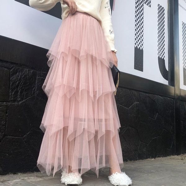 skirts cake skirt mid length gauze female spring and summer korean student irregular fairy short, Black
skirts cake skirt mid length gauze female spring and summer korean student irregular fairy short, Black