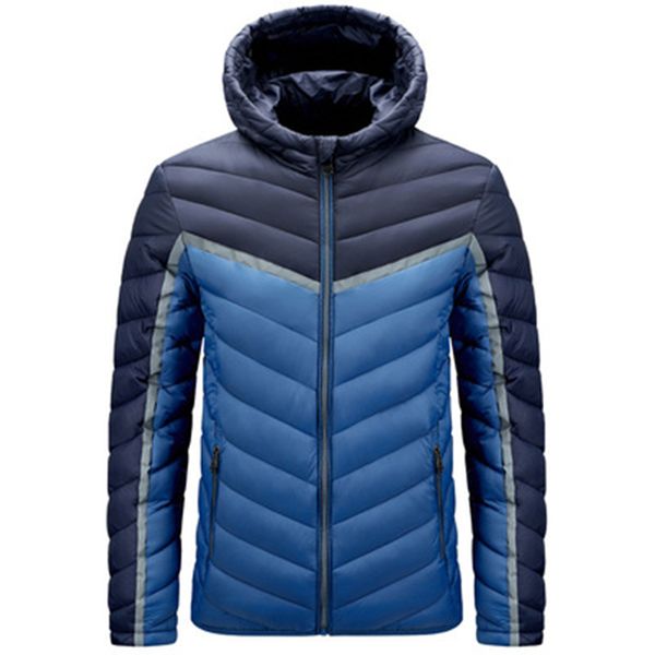 men splicing down coats fashion trend warm stripe windproof stand neck hooded puffer jacket wholesale designer winter casual puff jackets, Black
men splicing down coats fashion trend warm stripe windproof stand neck hooded puffer jacket wholesale designer winter casual puff jackets, Black