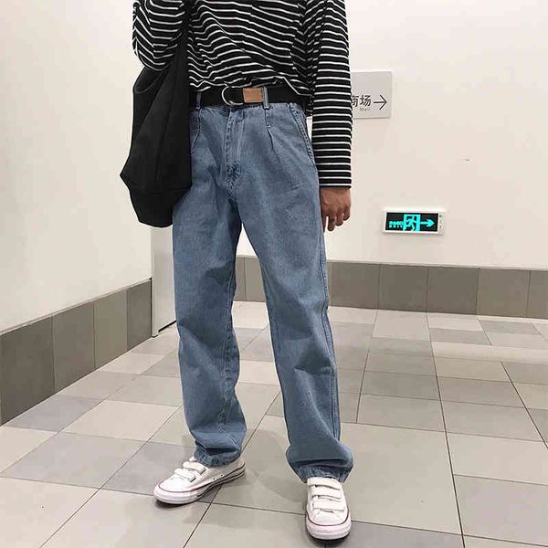 men's nice men fashion loose straight cowboy blue color retro trousers baggy wash jeans denim casual haren pants size s-xl f4xm
men's nice men fashion loose straight cowboy blue color retro trousers baggy wash jeans denim casual haren pants size s-xl f4xm