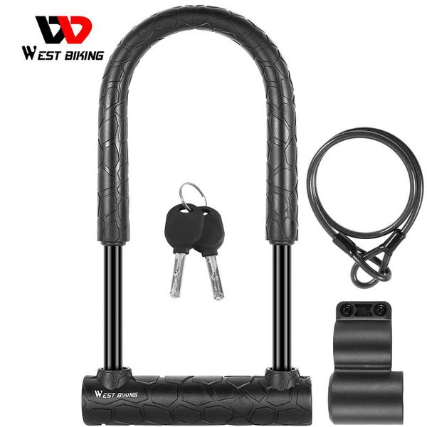 bike locks west biking anti-theft secure lock steel mtb road bicycle cable u with 2 keys motorcycle scooter cycling accessories
bike locks west biking anti-theft secure lock steel mtb road bicycle cable u with 2 keys motorcycle scooter cycling accessories