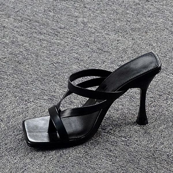 women sandals ladies fashion summer slippers female elegant office commute heels open toe pu leather shoes, Black
women sandals ladies fashion summer slippers female elegant office commute heels open toe pu leather shoes, Black
